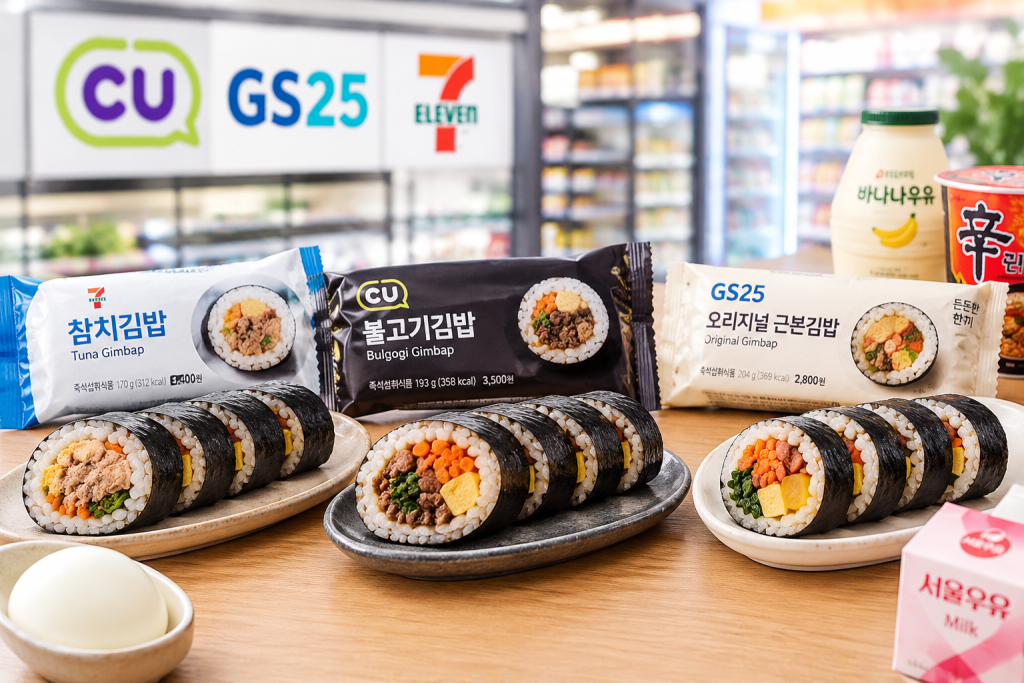 Korean convenience store gimbap: Prices, best picks & tips