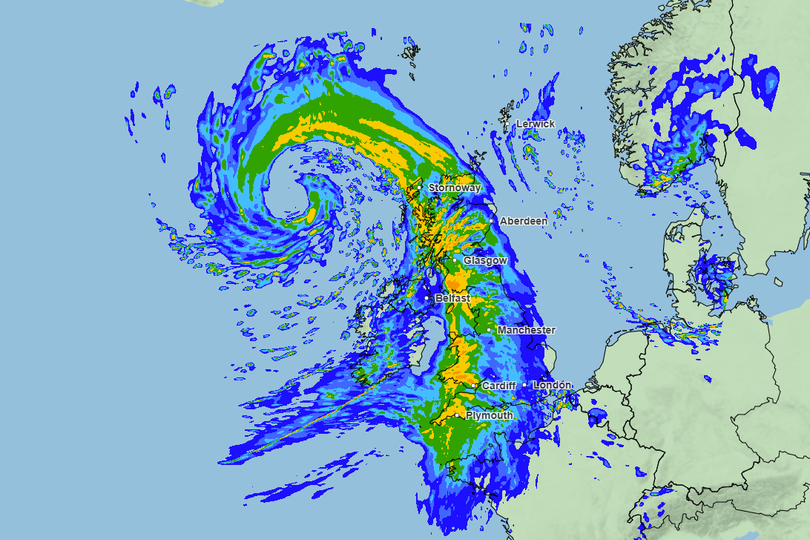 Met Office names second storm Boelo to hit UK on Saturday with 80mph ...