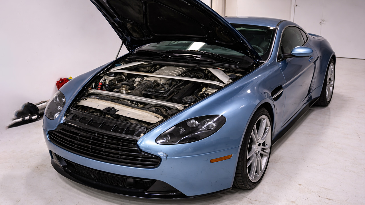 Fixing an abandoned Aston Martin turns a routine oil change into a ...