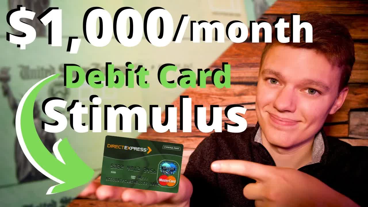 $1,000/month debit card for everyone | New stimulus explained