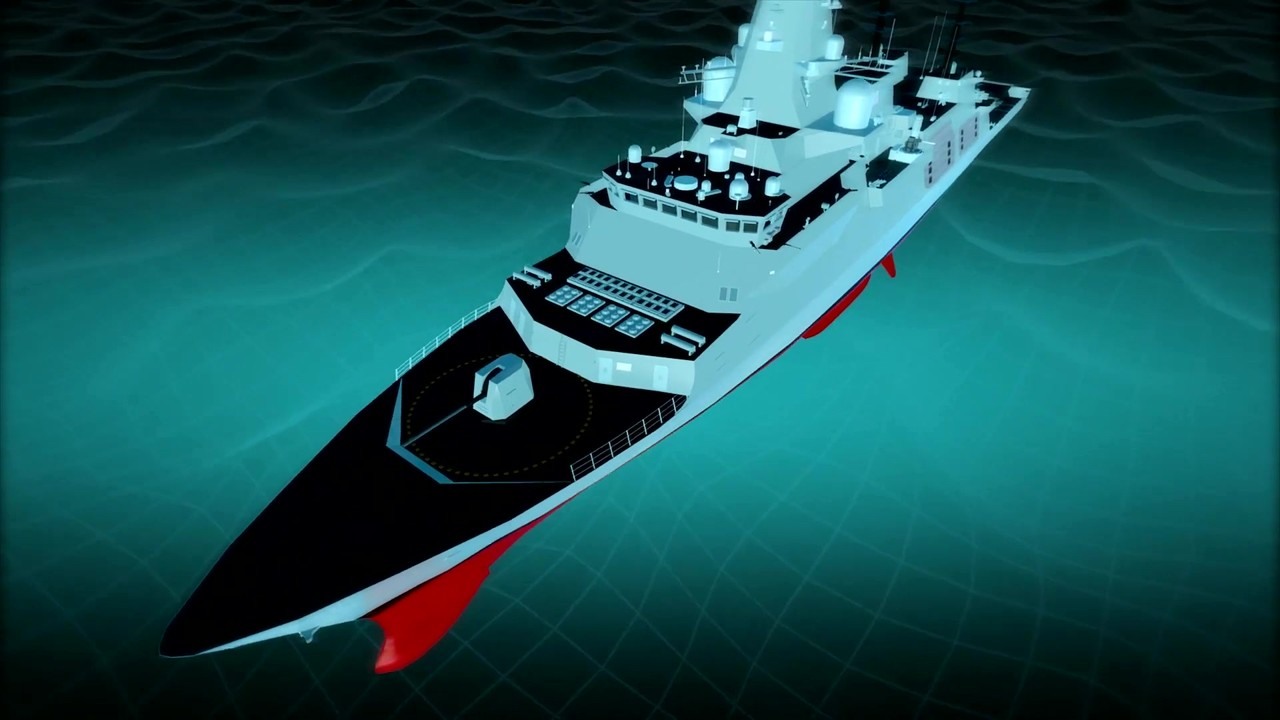 Throwback to HMS Glasgow's Type 26 construction walk-through