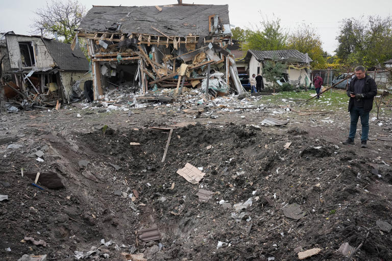 Russian missiles pound Kyiv as Moscow says over 800 Ukrainian drones downed