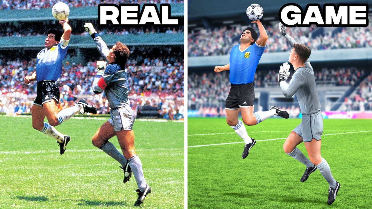 I recreated 1 iconic World Cup goal ⚽