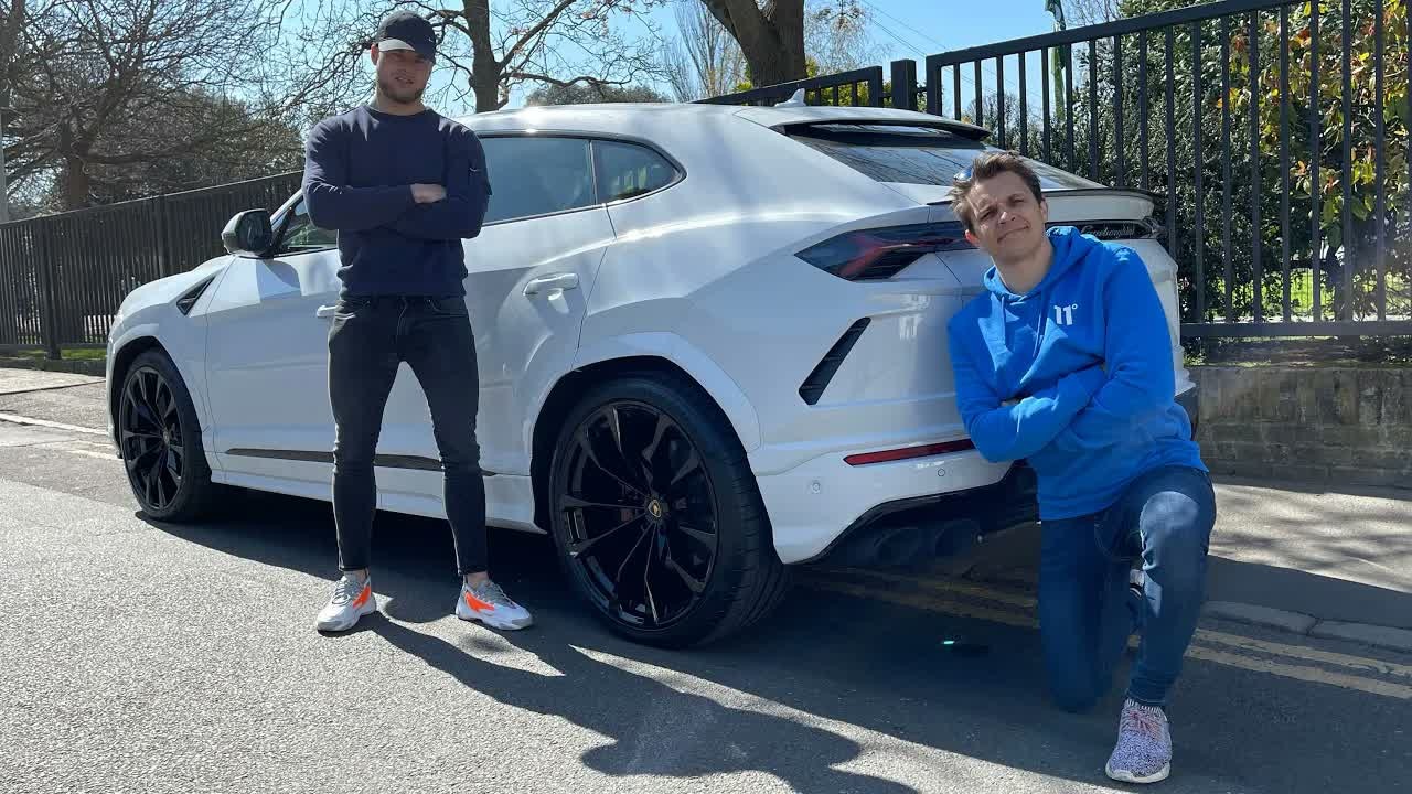 A Lamborghini Urus business catch-up in London with JE and Archie