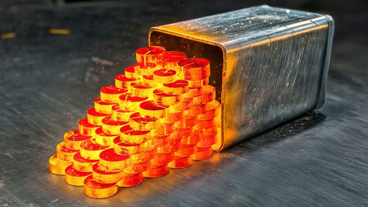 How a stack of household metal discs becomes a knife