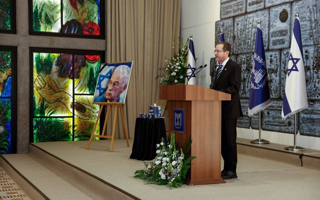 At Rabin memorial, Herzog decries appalling political threats, warns ...