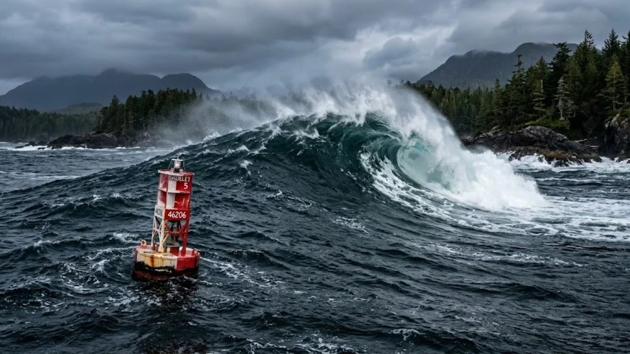 Ucluelet rogue wave reached 58 feet, nearly 3X nearby seas