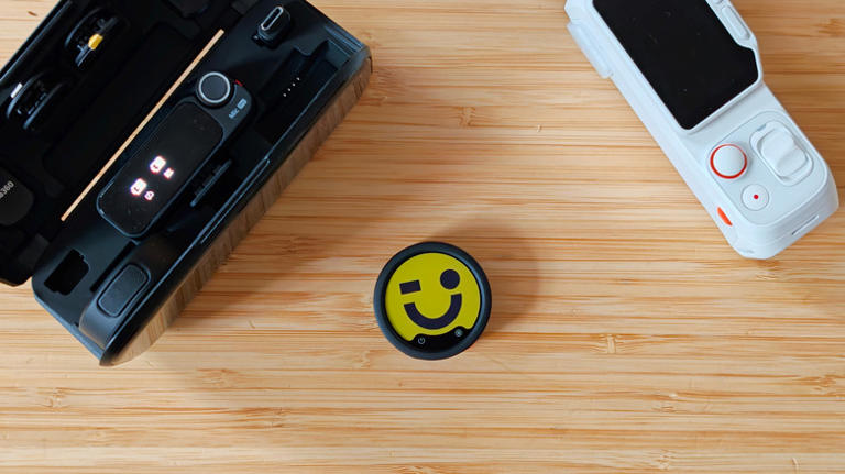 Insta360 adds expandable storage to its new E-Ink wireless mics