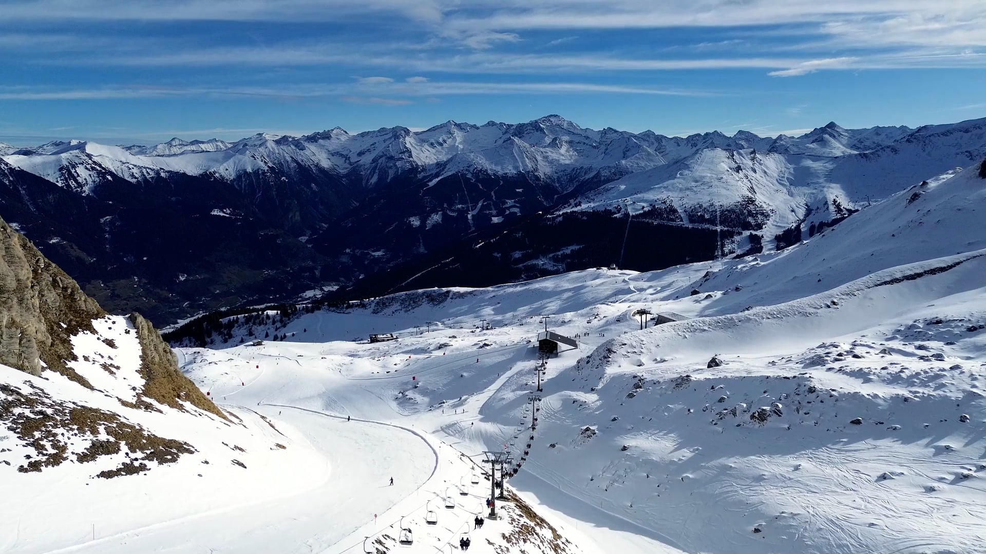 Bad Gastein, Austria: Drone shots of stunning ski town in the Alps ...