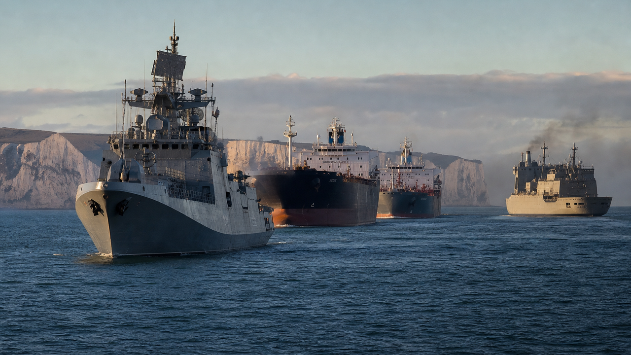 UK boarding threat faltered as Russian frigate escorted sanctioned ...