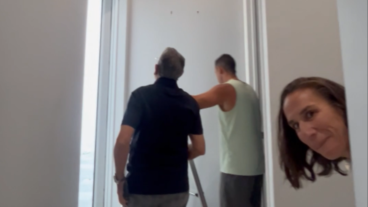 Grandfather relentlessly evicts tiny frog from his home
