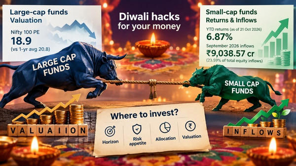 Mutual fund, SIP investment: Large-cap vs small-cap — where to invest ...