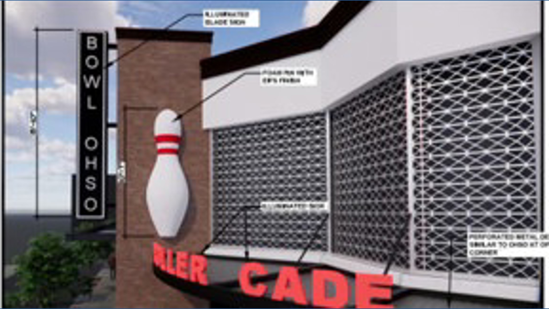 Construction is underway on OHSO.’s duckpin bowling concept in Gilbert