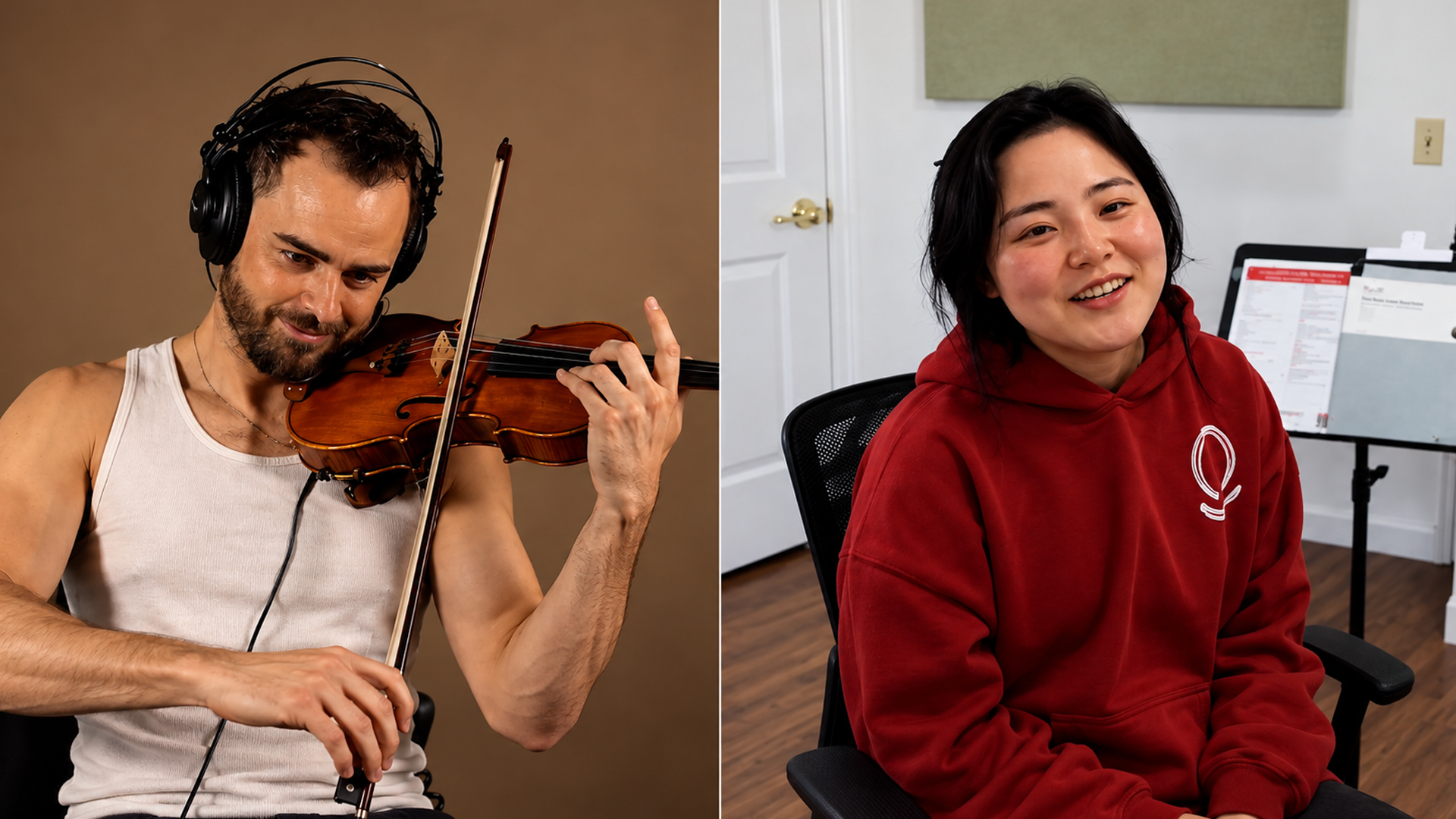 Can a professional disguise fool a skilled violin teacher?
