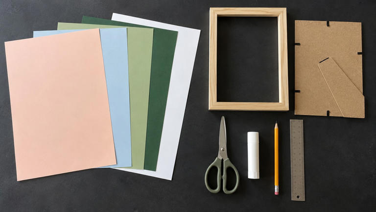 How to make a paper landscape for your home