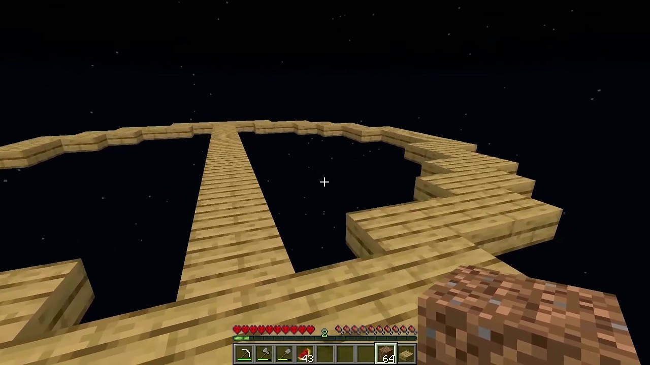 Acookiegod starts Minecraft one block hardcore with Douglas the pig