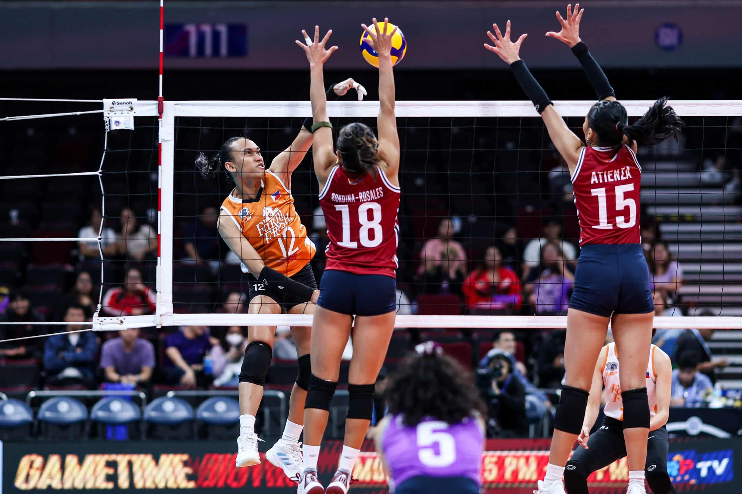 PVL: Trisha Tubu sparks Farm Fresh reverse sweep of Choco Mucho
