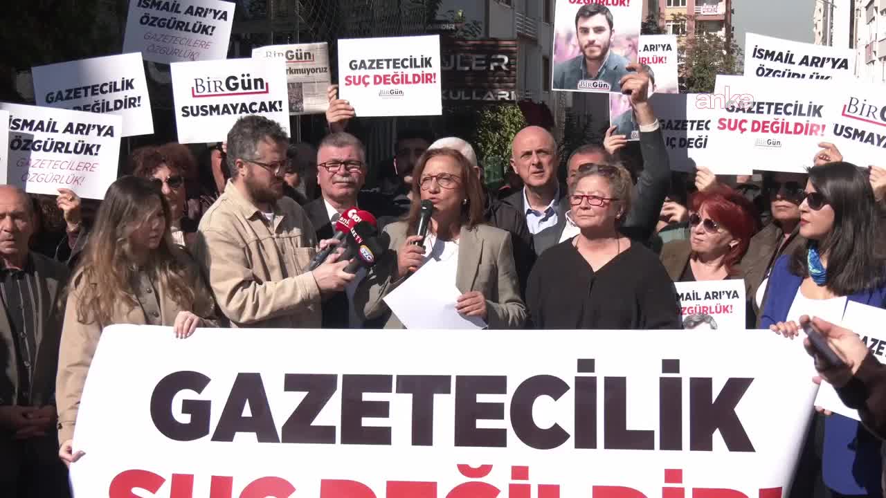 BirGün okurları İsmail Arı'nın ikinci tutukluluğuna Ankara'da tepki ...