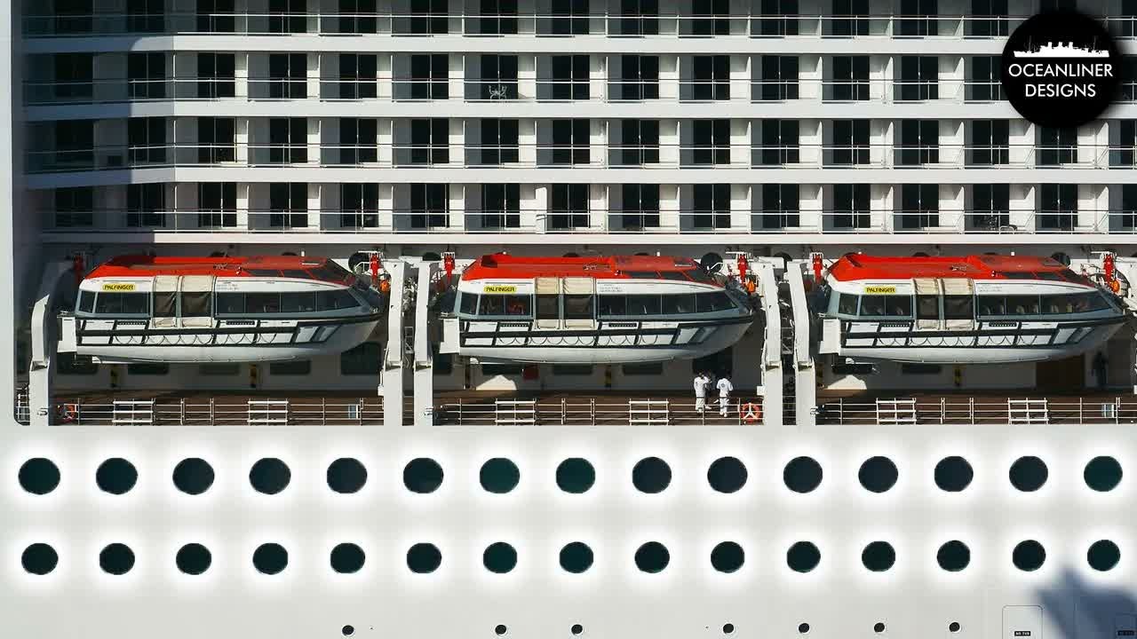 Round portholes give ships light, air and emergency access