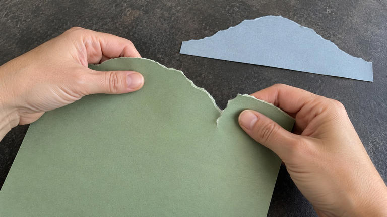 How to make a paper landscape for your home