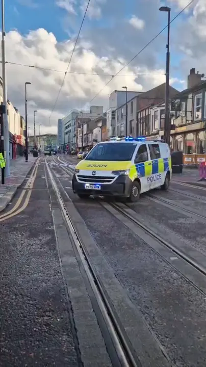 Major incident on Talbot Road in Blackpool