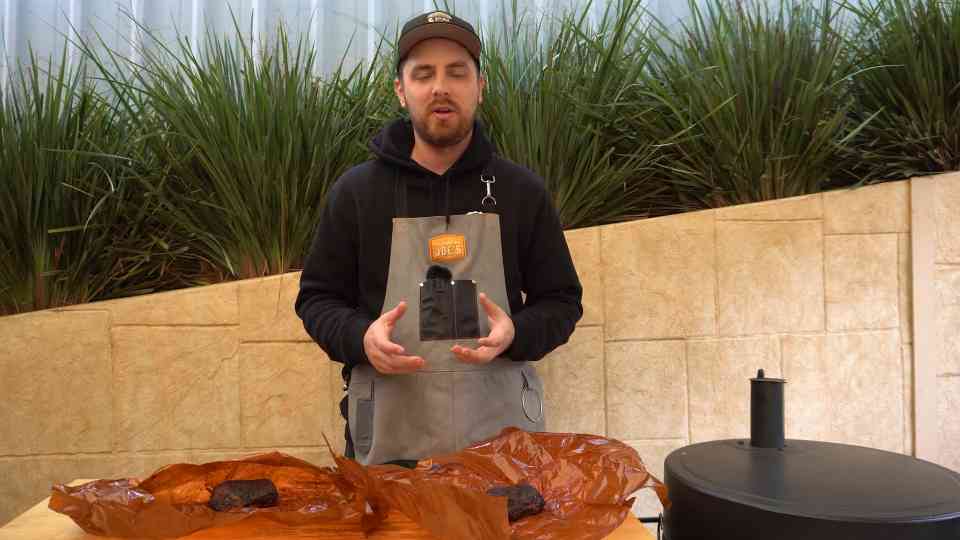 Aaron Palmer tests a brisket alternative low and slow