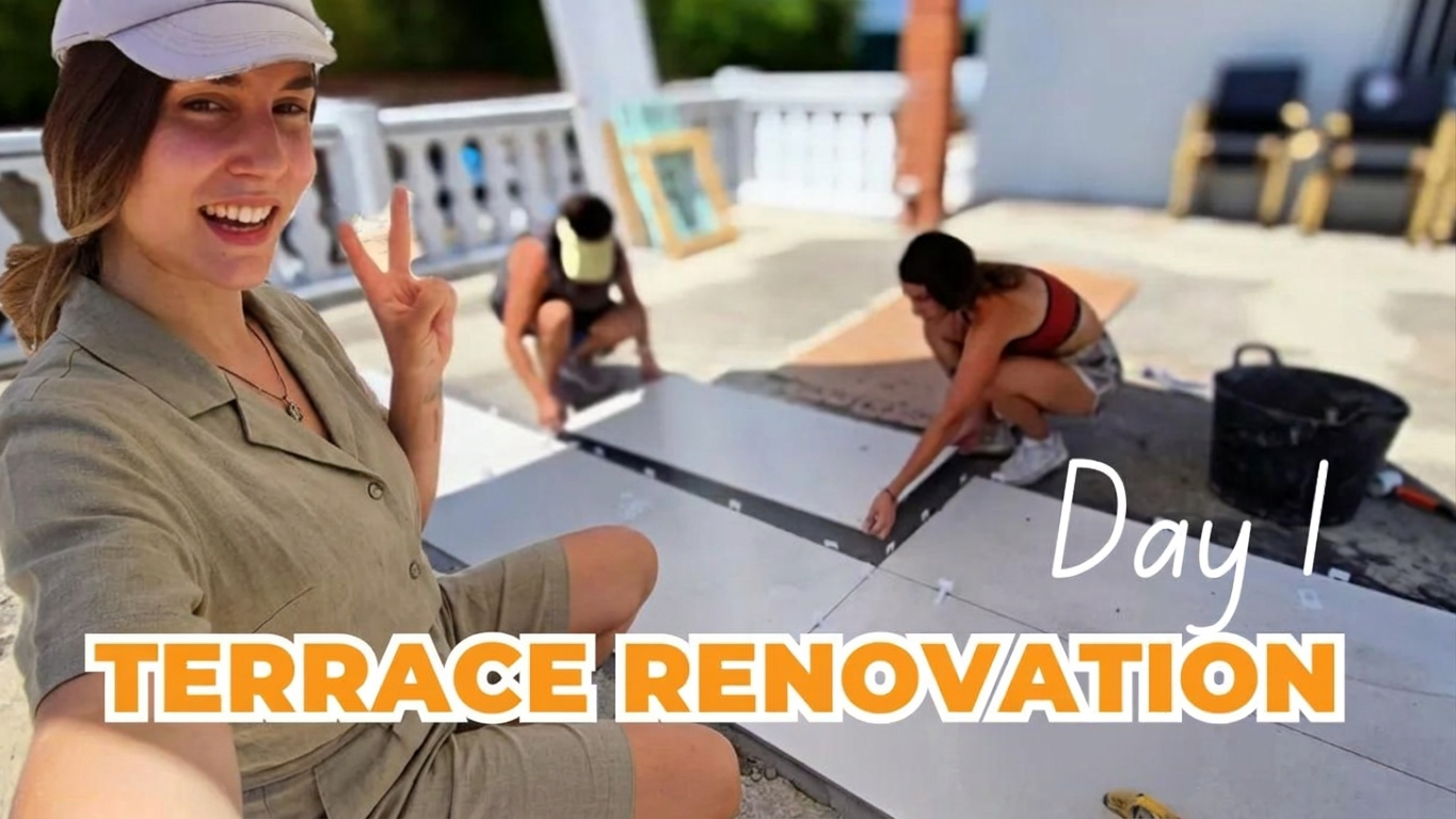 Villa makeover #61: Starting the new terrace!