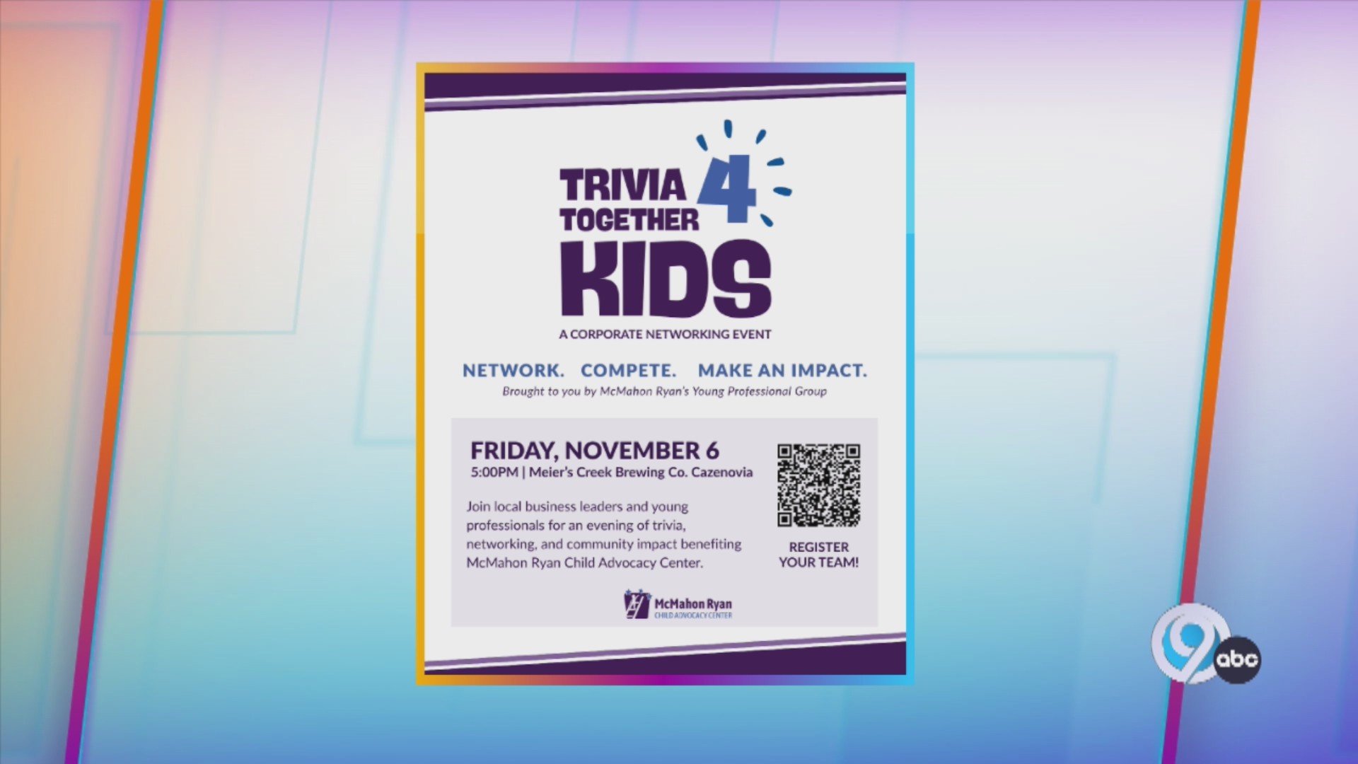 Inaugural Trivia Together 4 Kids event