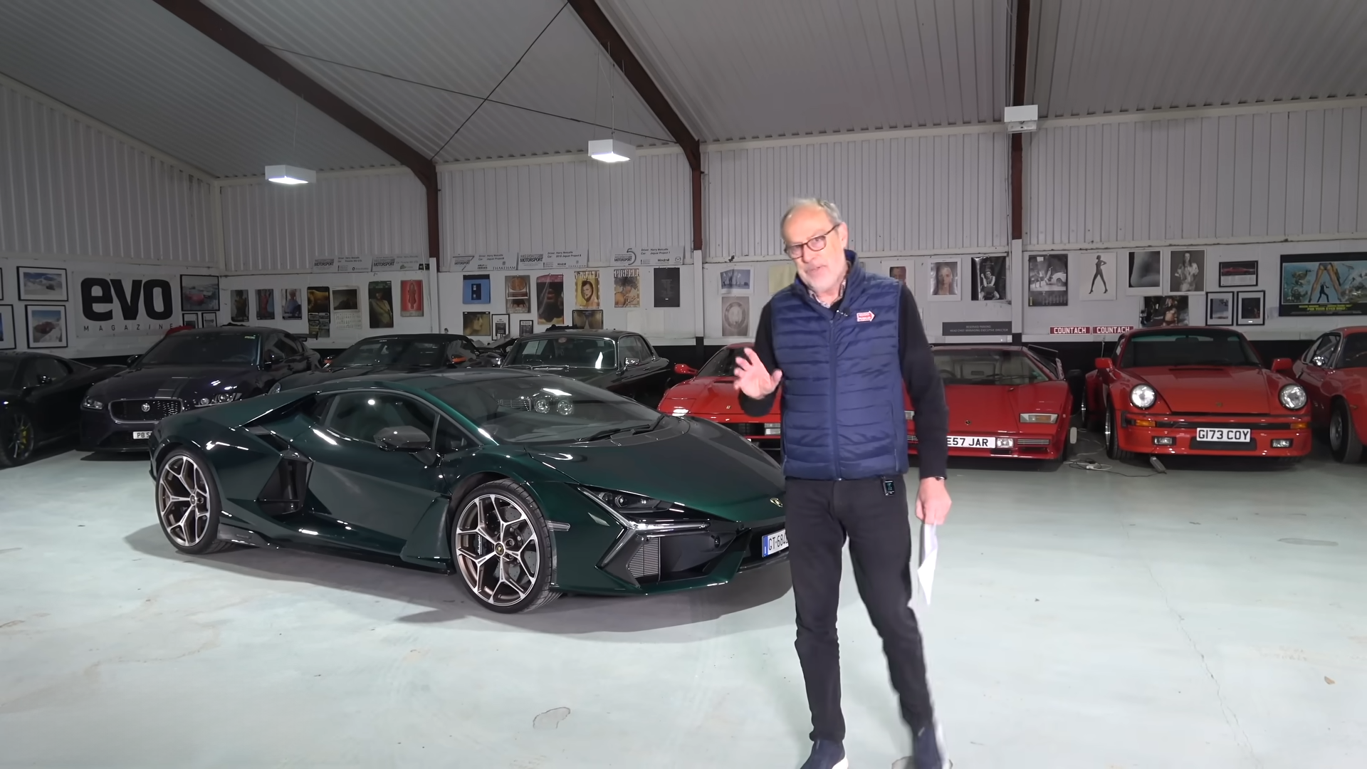 How the Lamborghini Revuelto copes with rough tarmac