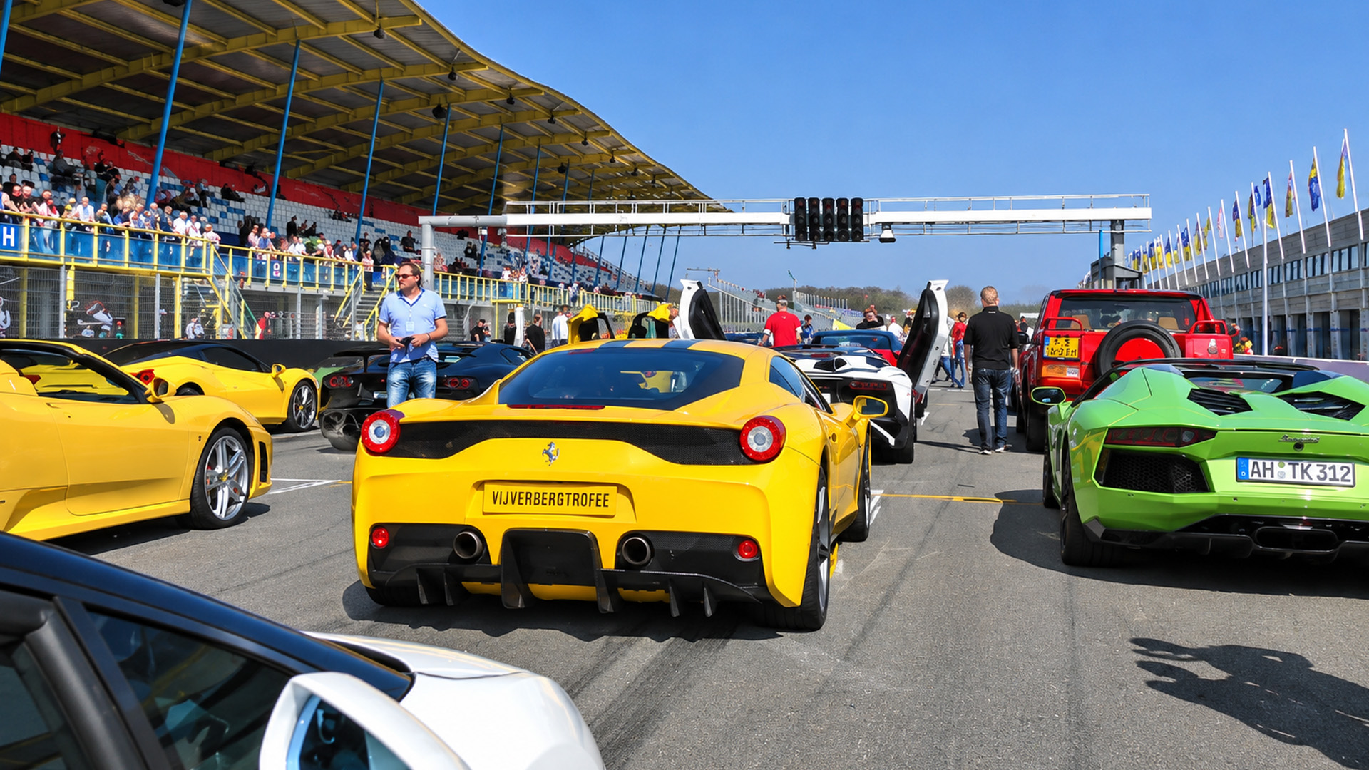 Rare Italian supercars take over the Assen circuit