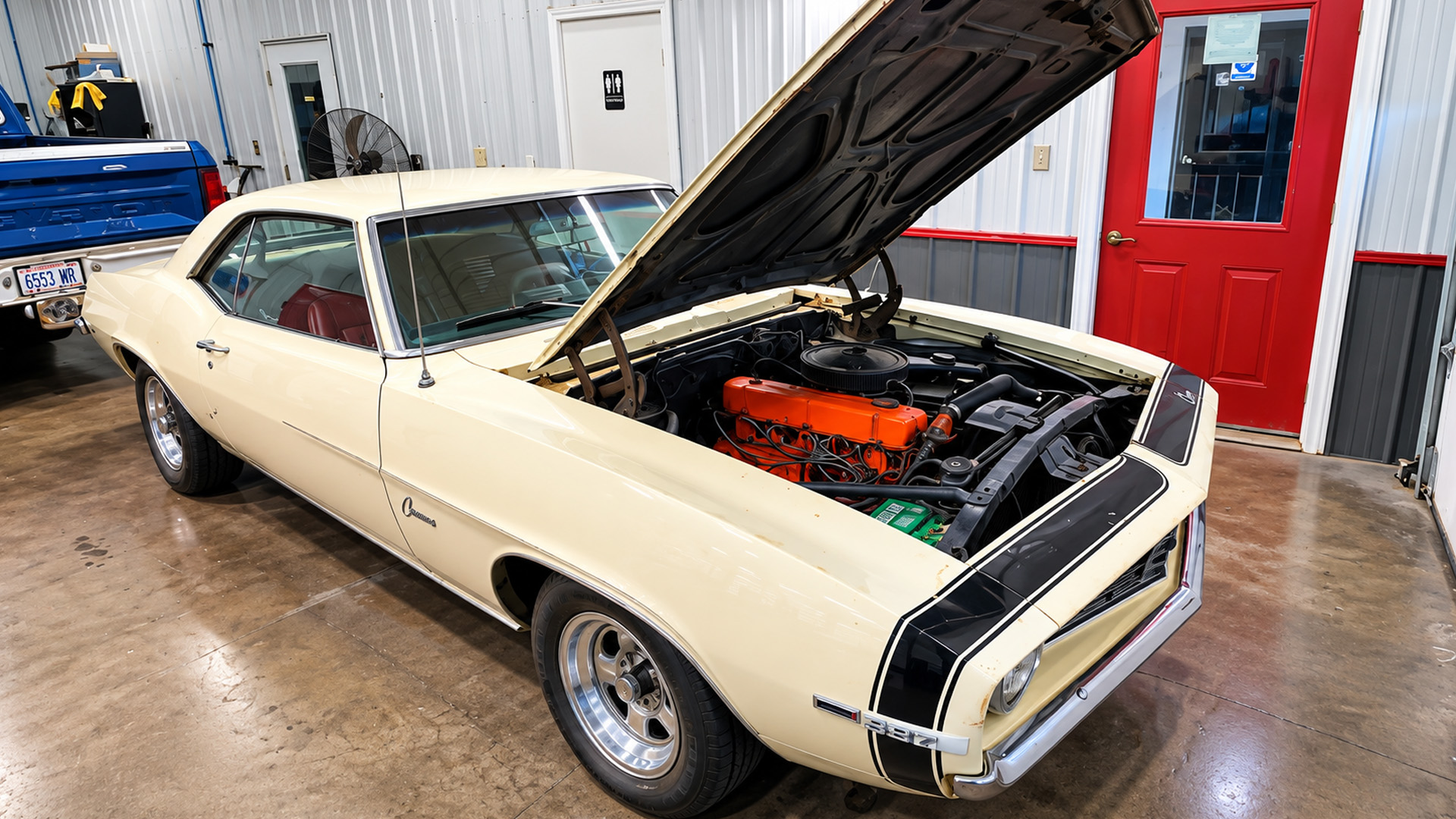 Chevrolet Camaro restoration reveals a rare factory six cylinder