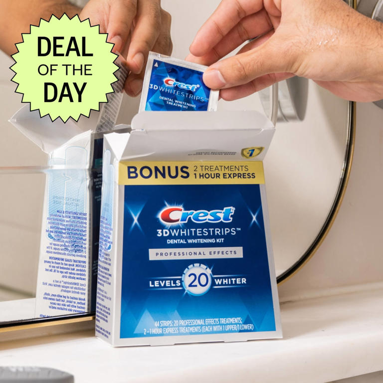 Crest Whitestrips are 24% off today, beating their Prime Day price