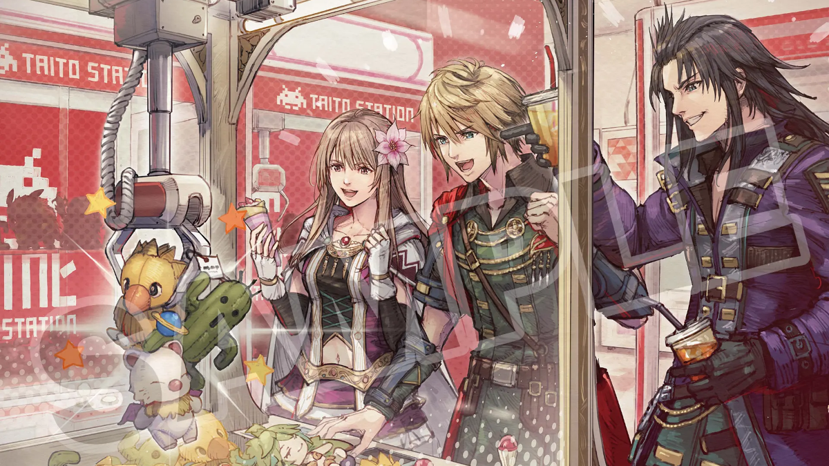 Final Fantasy Resonance merchandise is at Taito Station