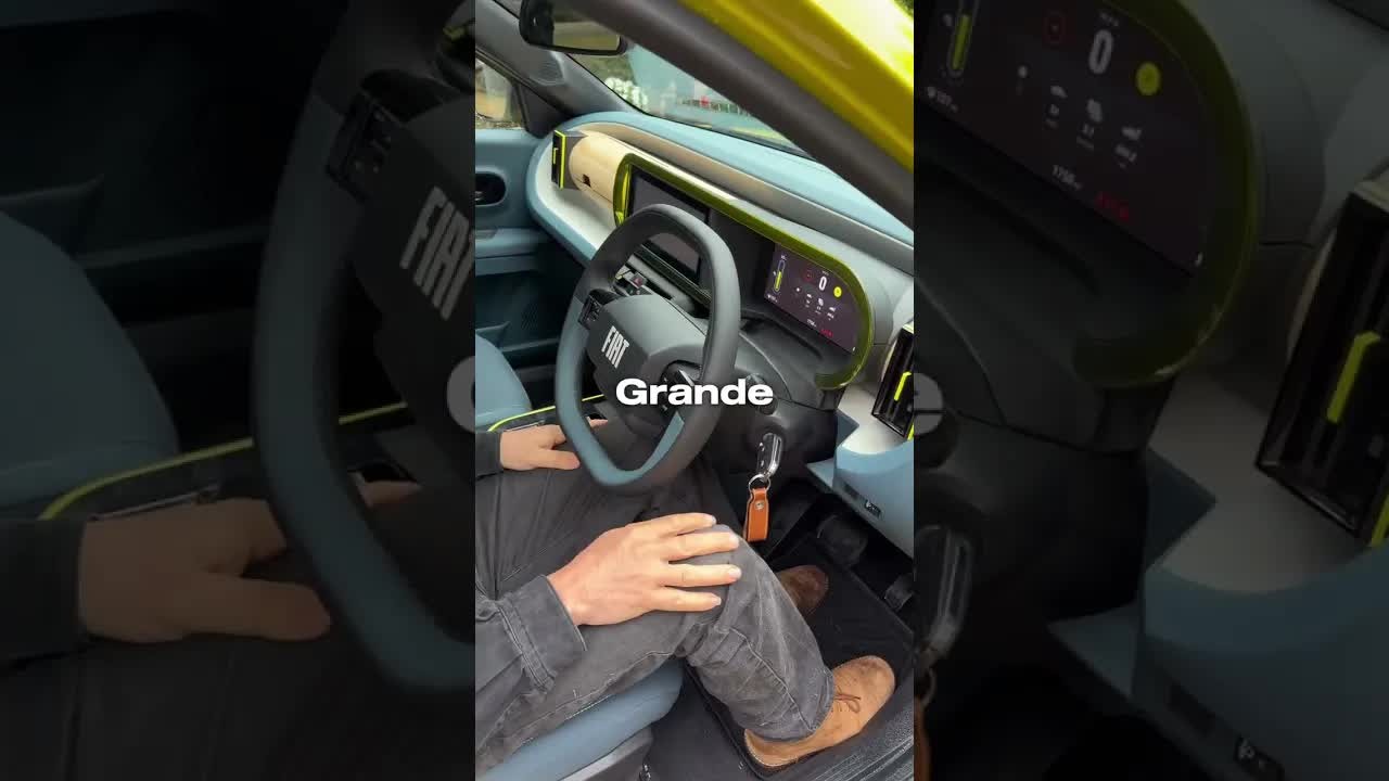 Fiat Panda electric interior review and design features