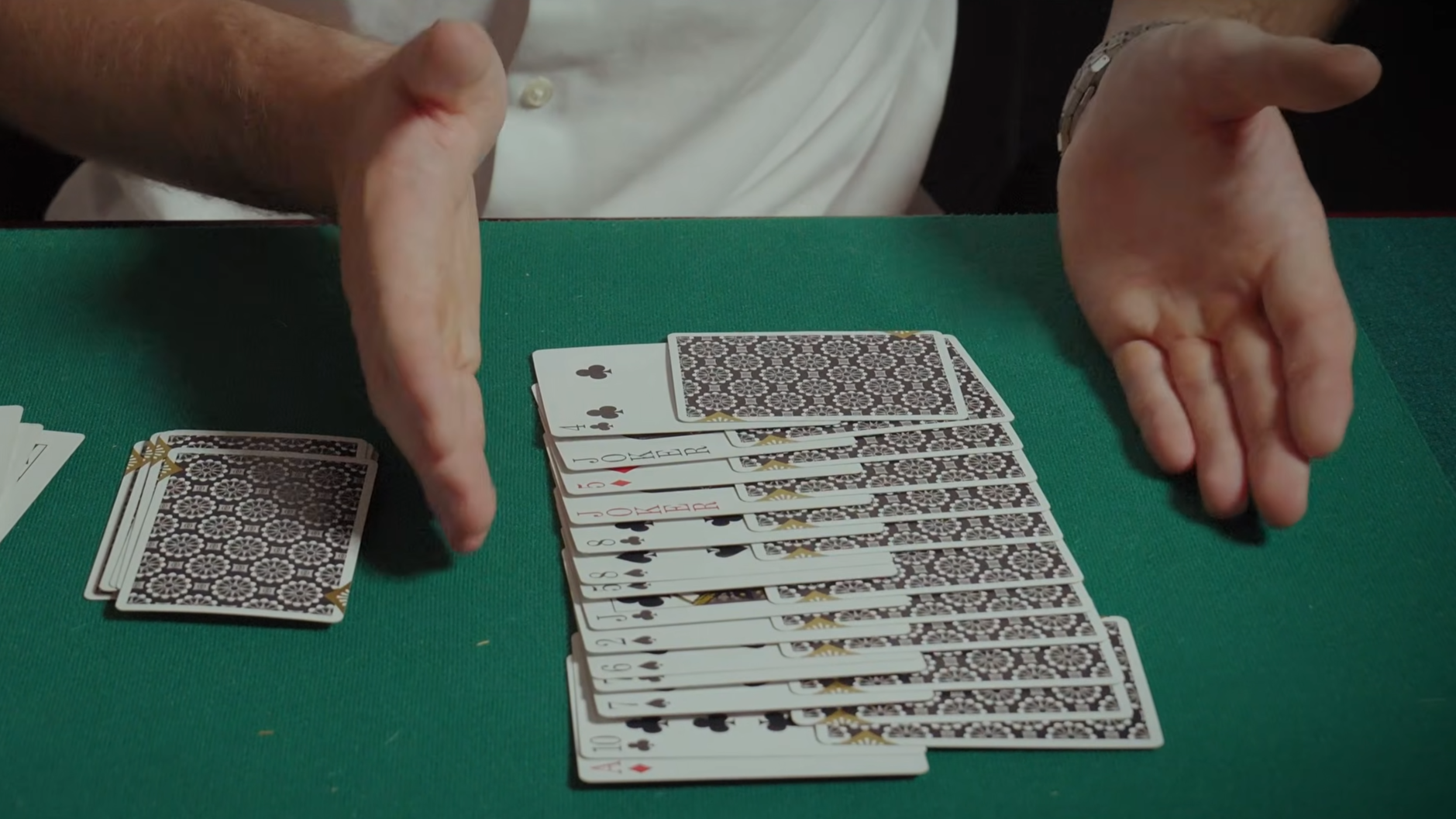 Oscar Owen teaches a self-working card prediction trick