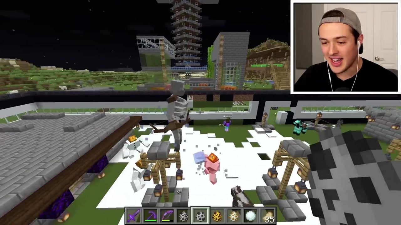 BeckBroJack uses a wheel to spawn mutant mobs in Minecraft