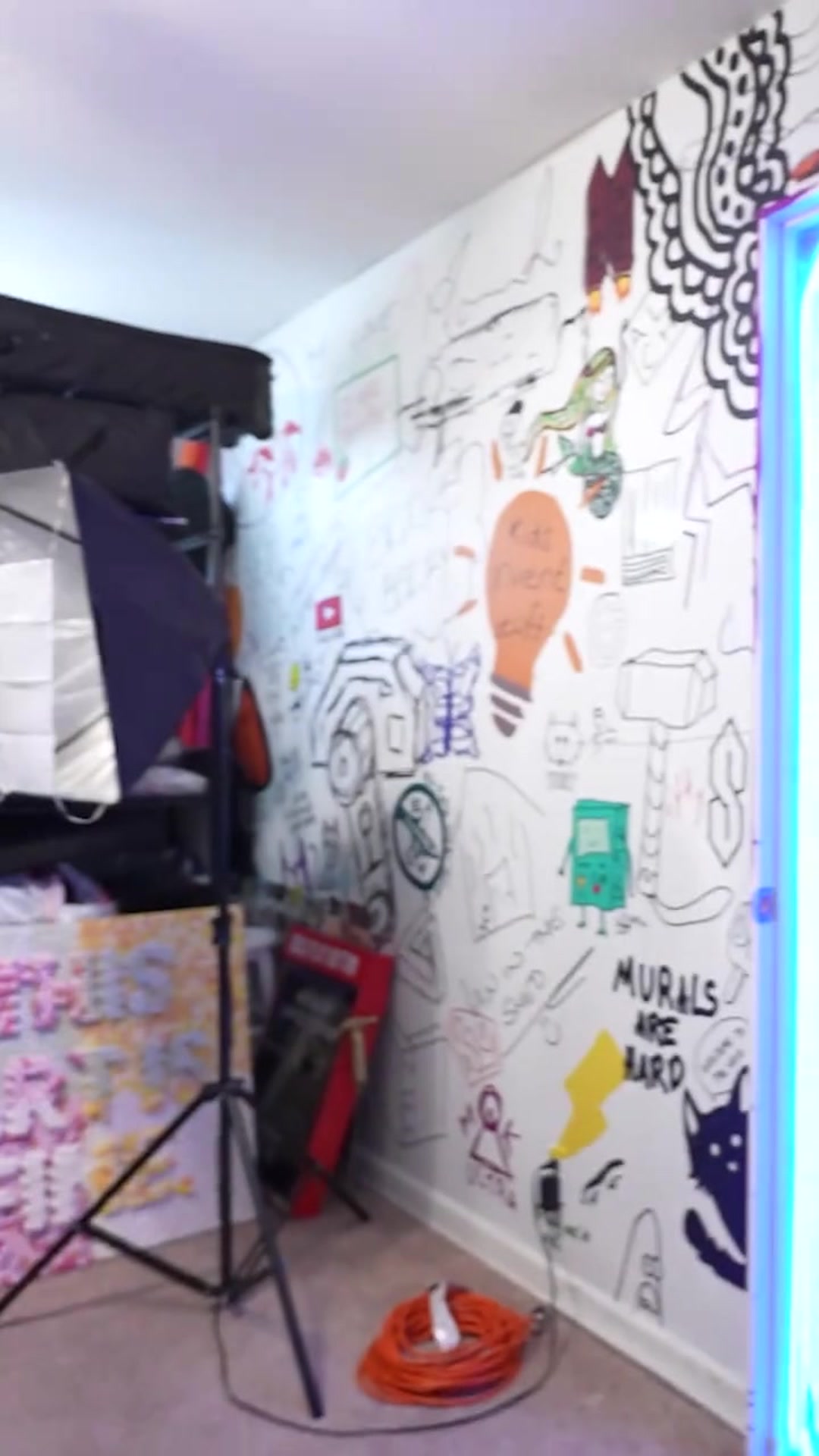 What does 11 years of mess in an art studio actually look like?