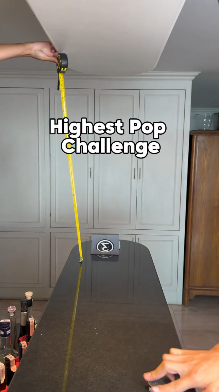 Fingerboard skills put to the test with an elevated obstacle