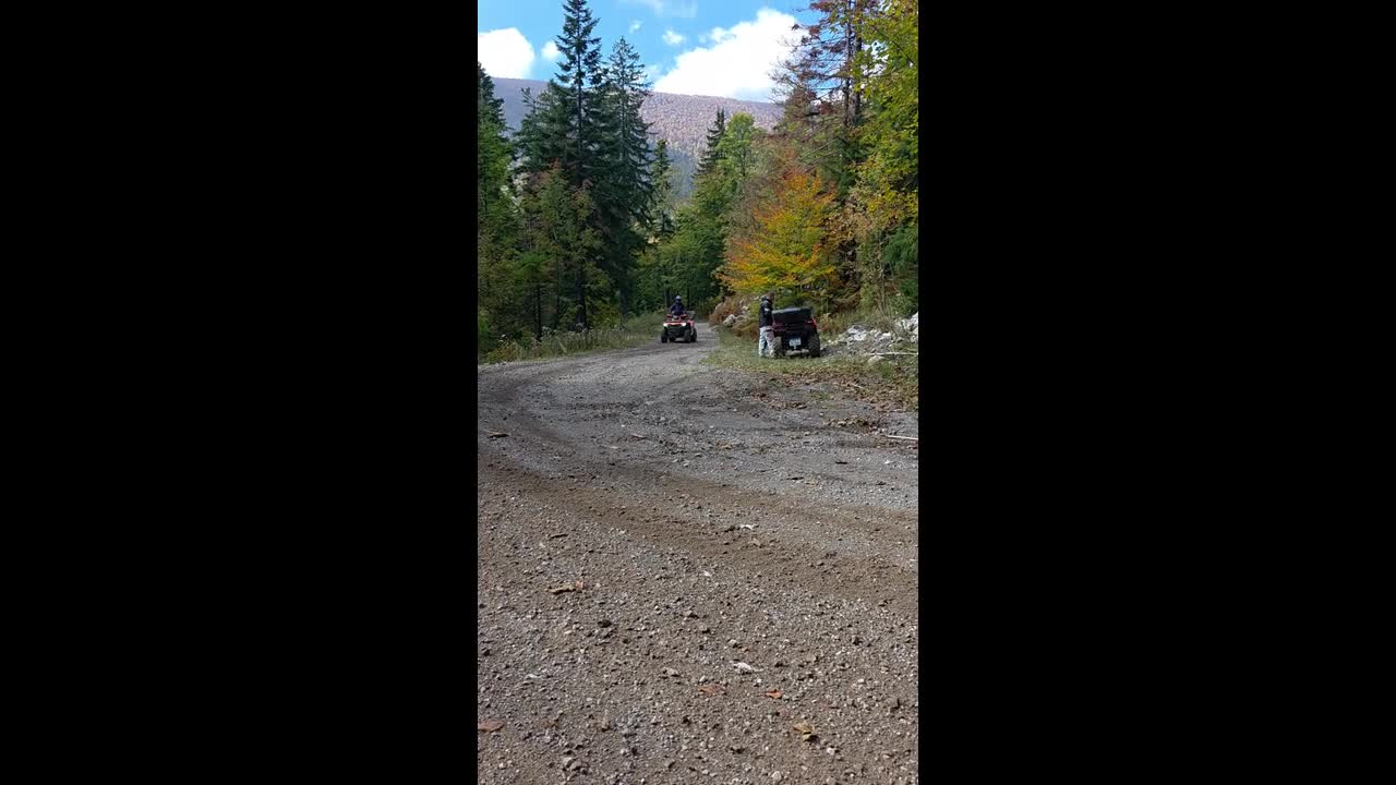 ATV rider loses control and crashes while attempting to drift in ...
