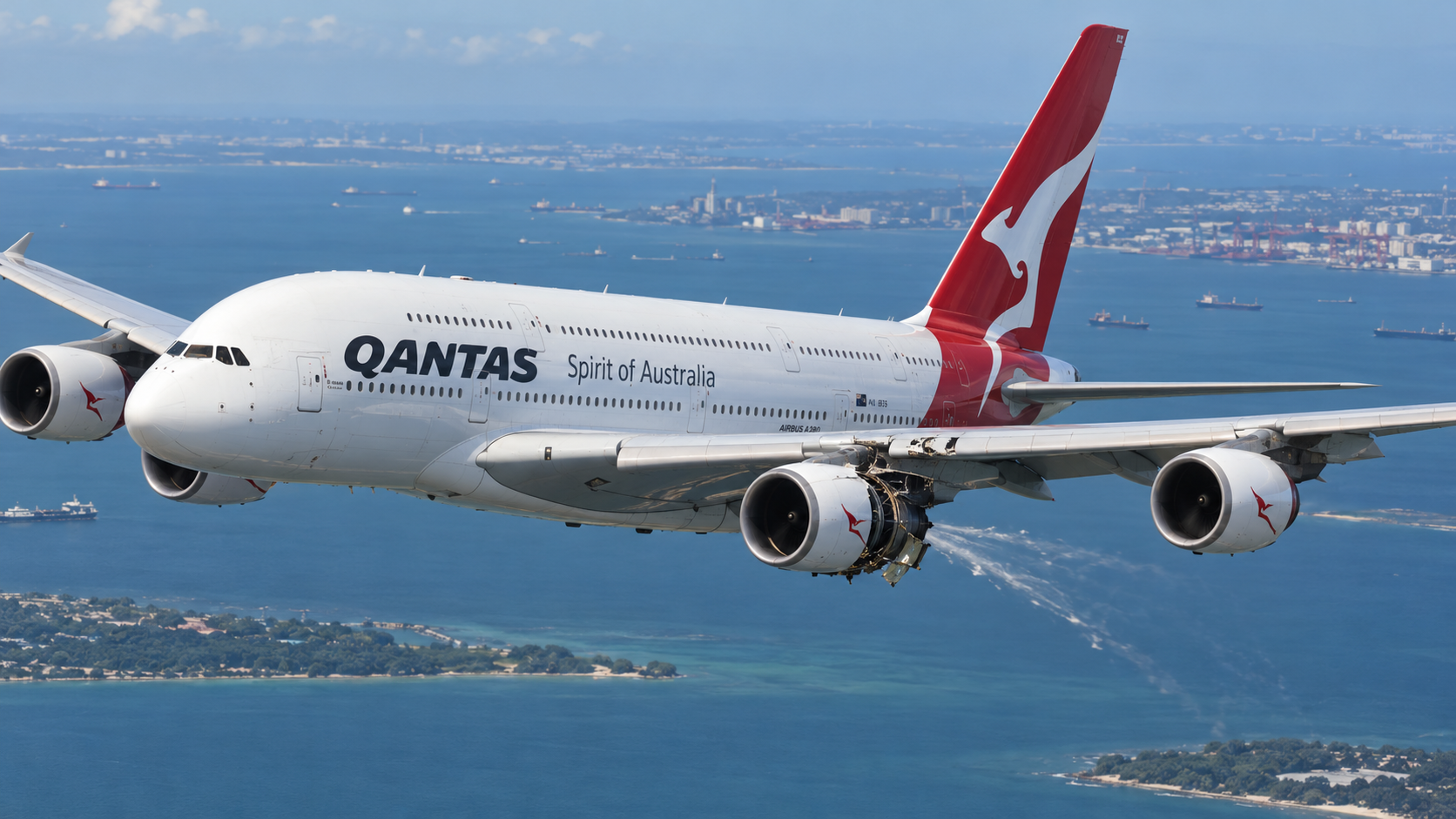 Qantas Flight 32’s 2010 engine blast severed 650 wires