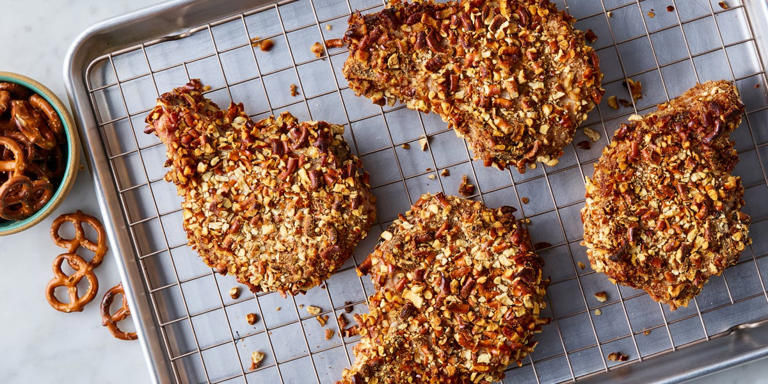 Pretzel-crusted pork chops bring one of my flavor combinations to a ...