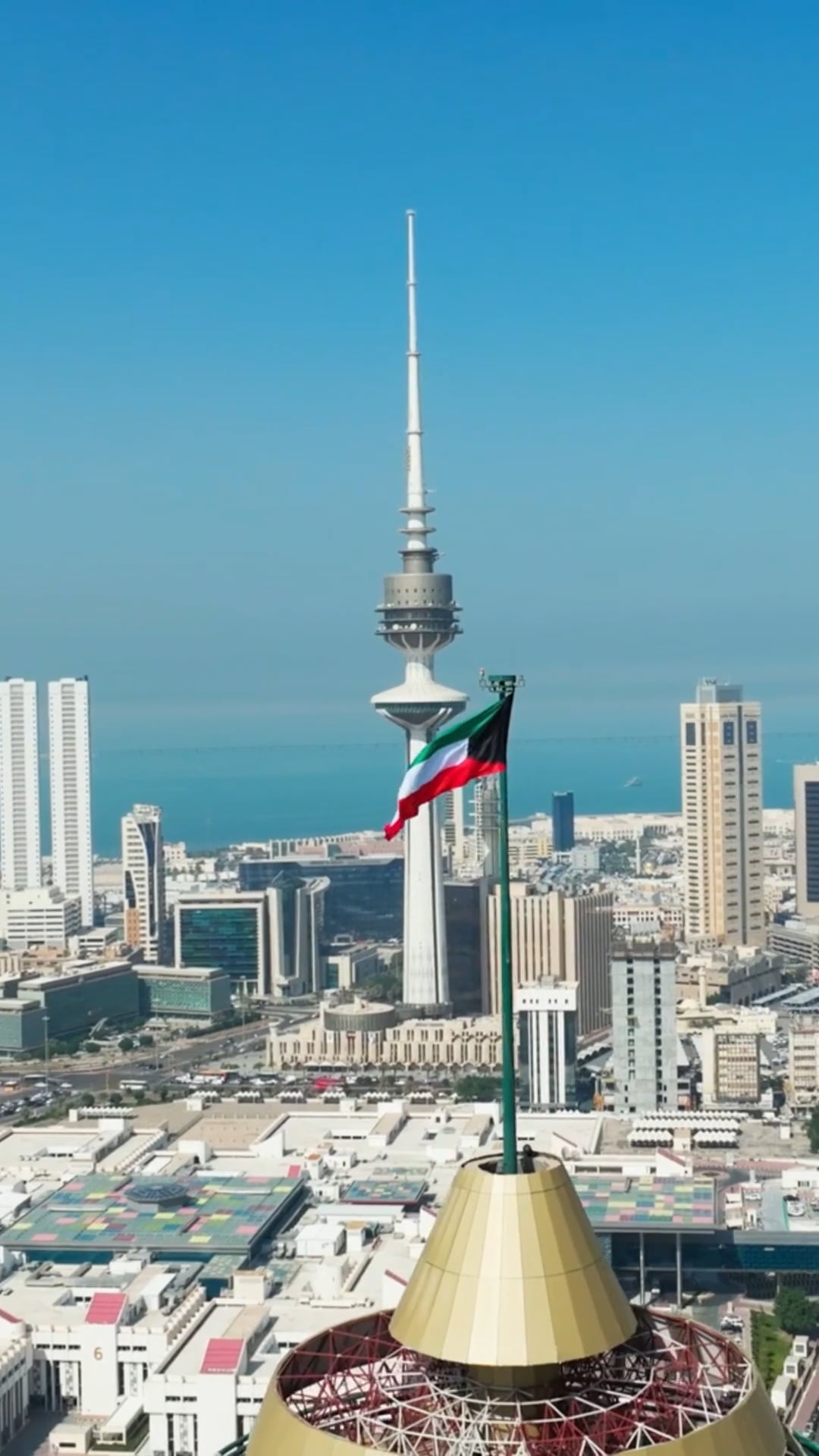 Kuwait City Kuwait: Drone footage of the gulf nation's capital