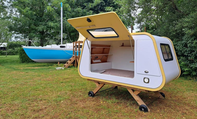 La mini casa da campeggio in legno pesa 275 kg e costa meno di 12.000 euro