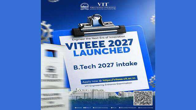 Vellore Institute of Technology (VIT) has opened applications for ...