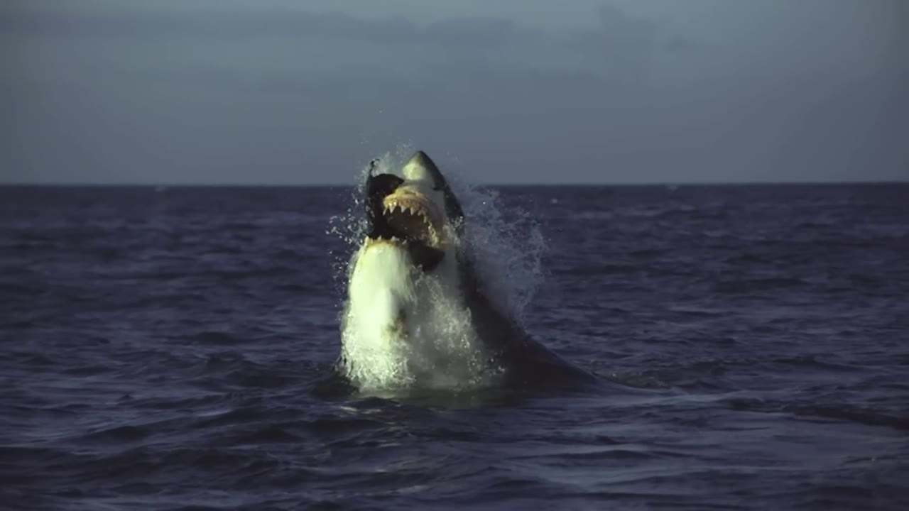 A 5,000-pound great white shark can accelerate toward prey at speeds ...