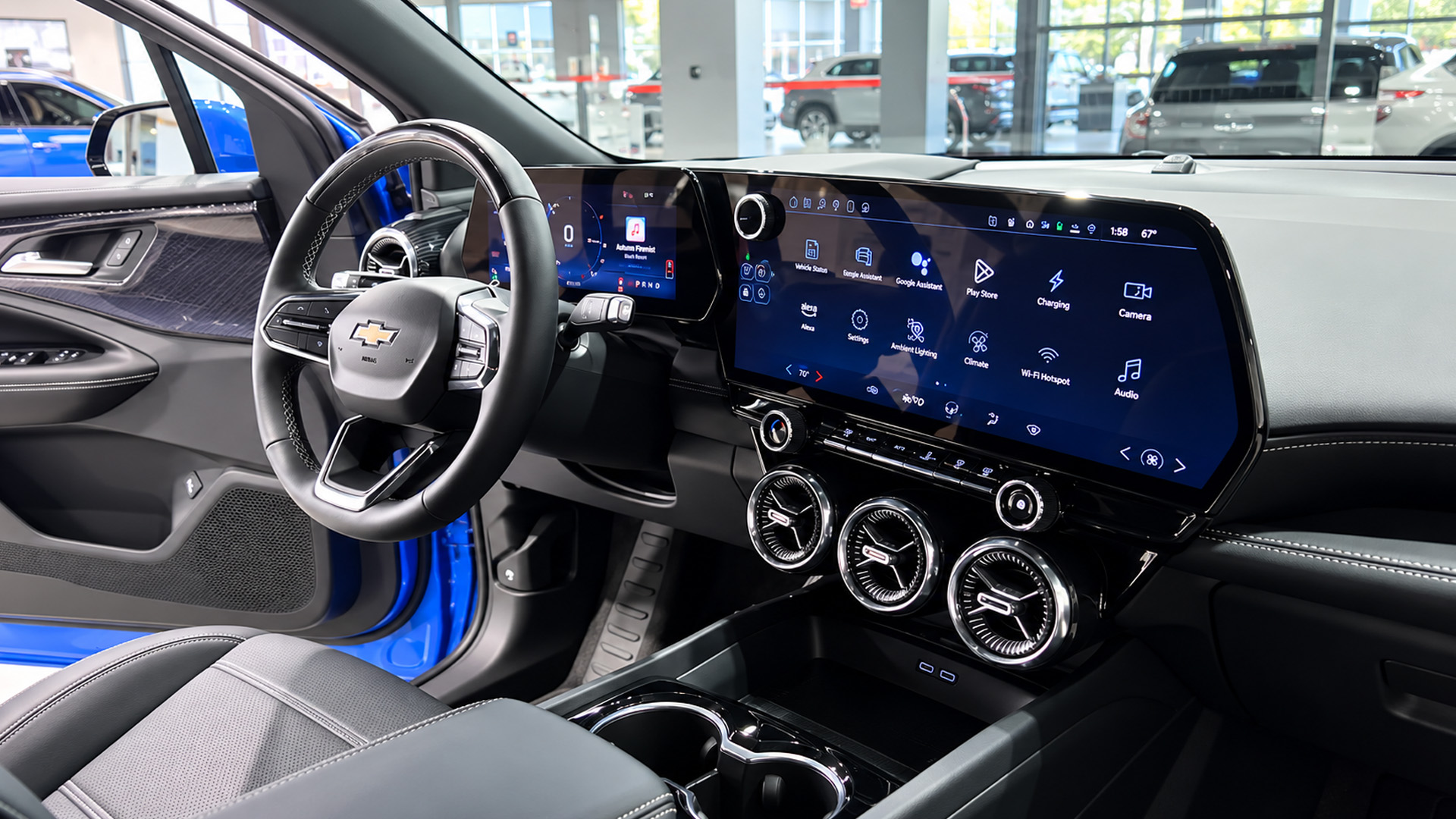 Chevrolet Blazer EV reveals its high tech digital dashboard
