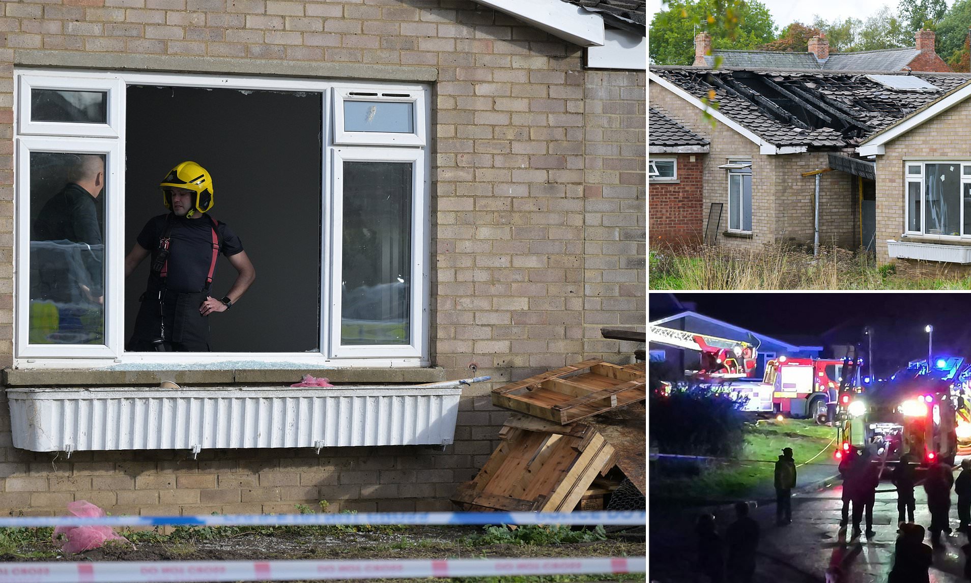 Arsonist is blamed for fire at ex-sheltered housing complex earmarked ...