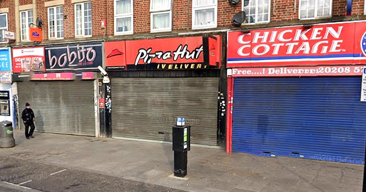 Man crushed by falling Pizza Hut sign in busy London high street