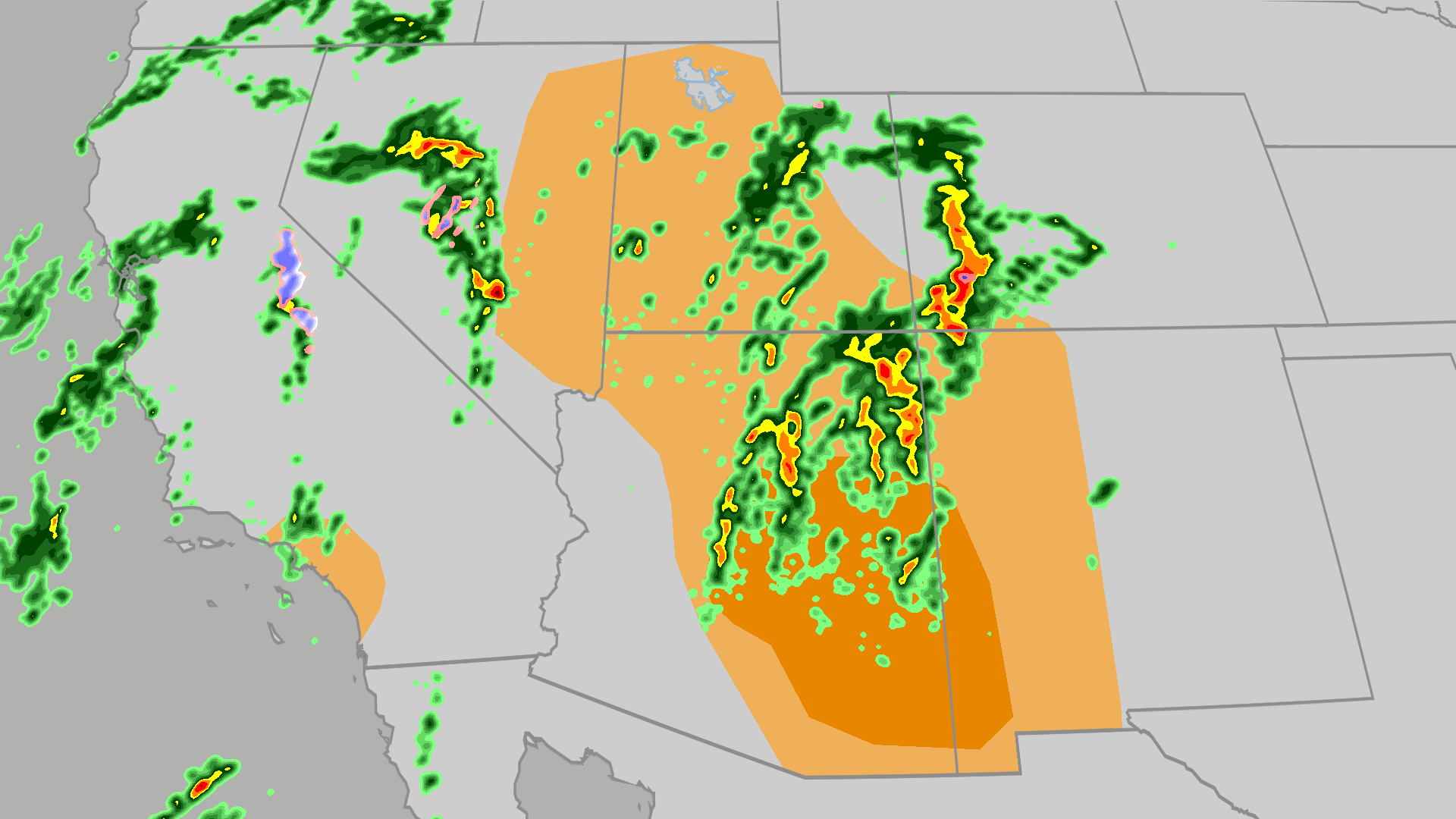 Tornadoes, flooding, large hail possible in Four Corners, California