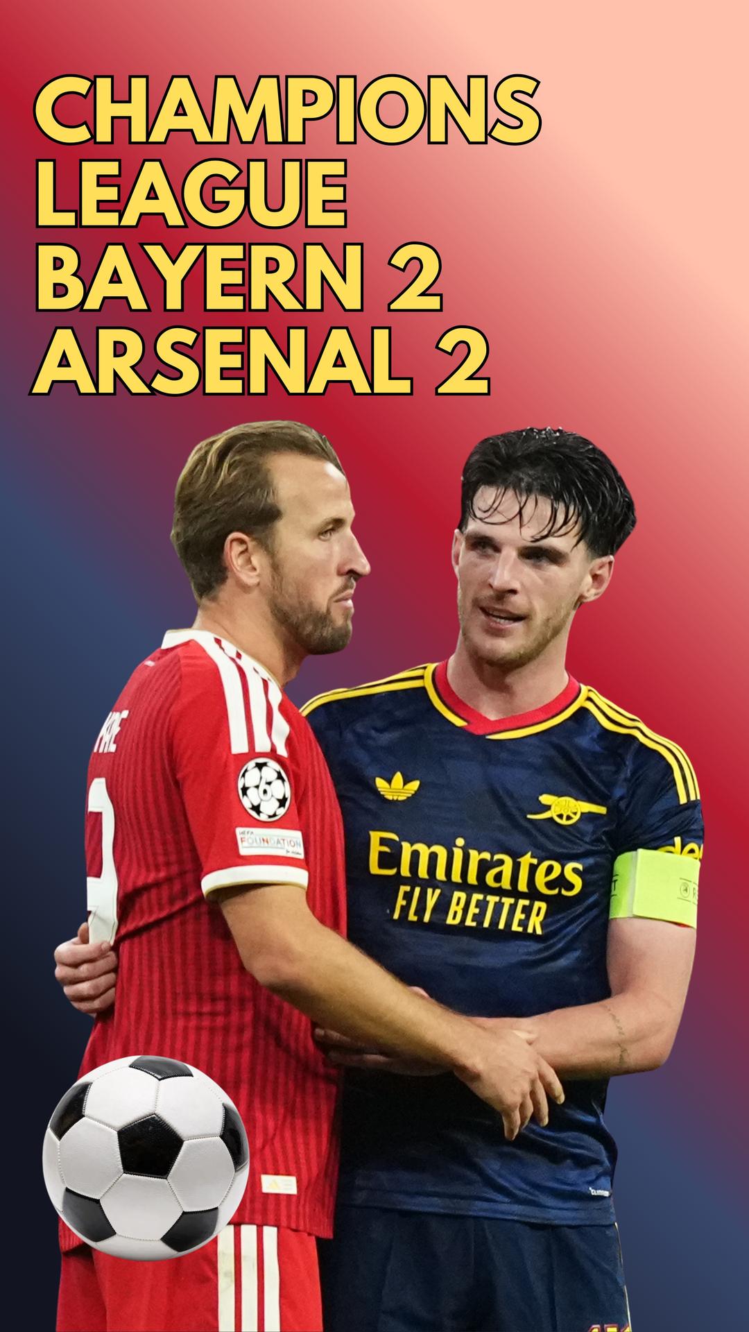 SNTVPLAY vertical soccer Bayern Arsenal review